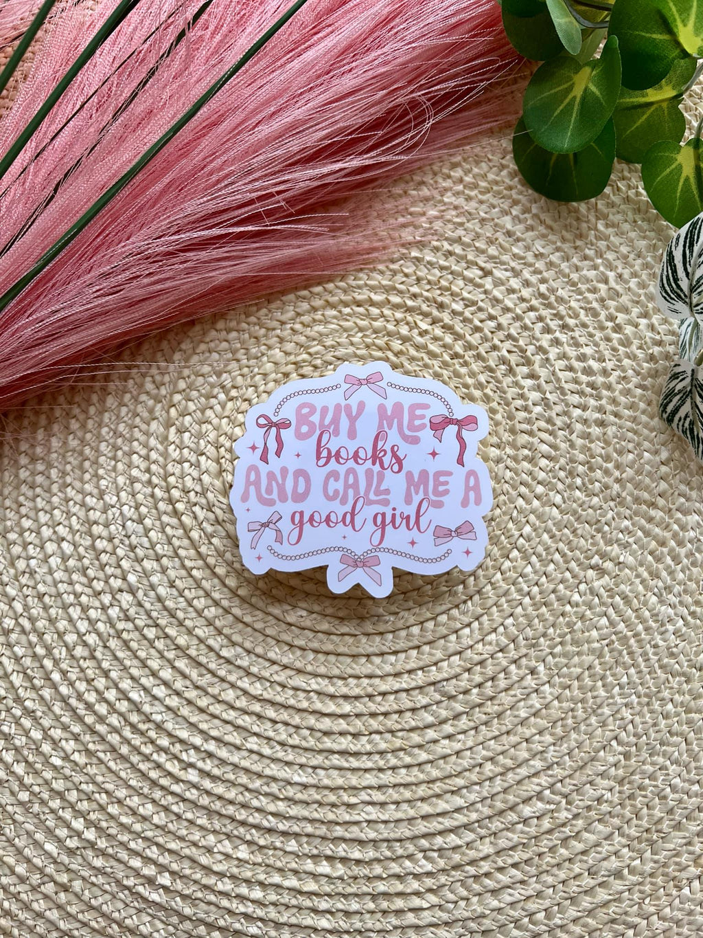 Buy Me Books Water Resistant Sticker