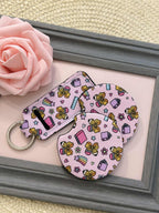 Preppy Teacher Car Coaster Set