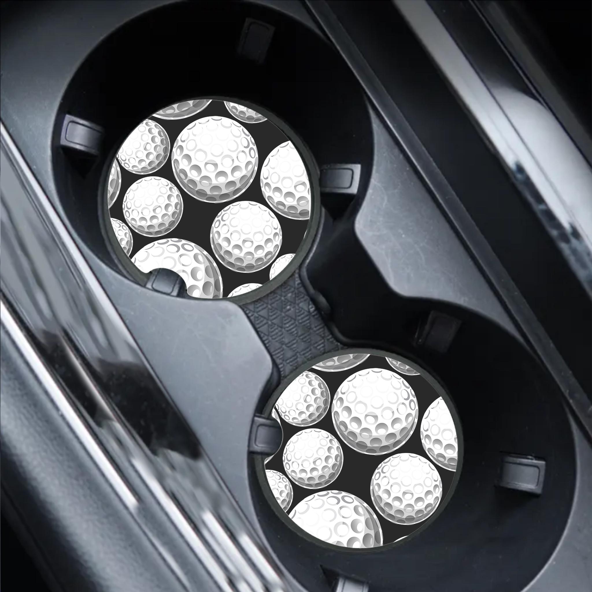 Golf Ball Car Coasters