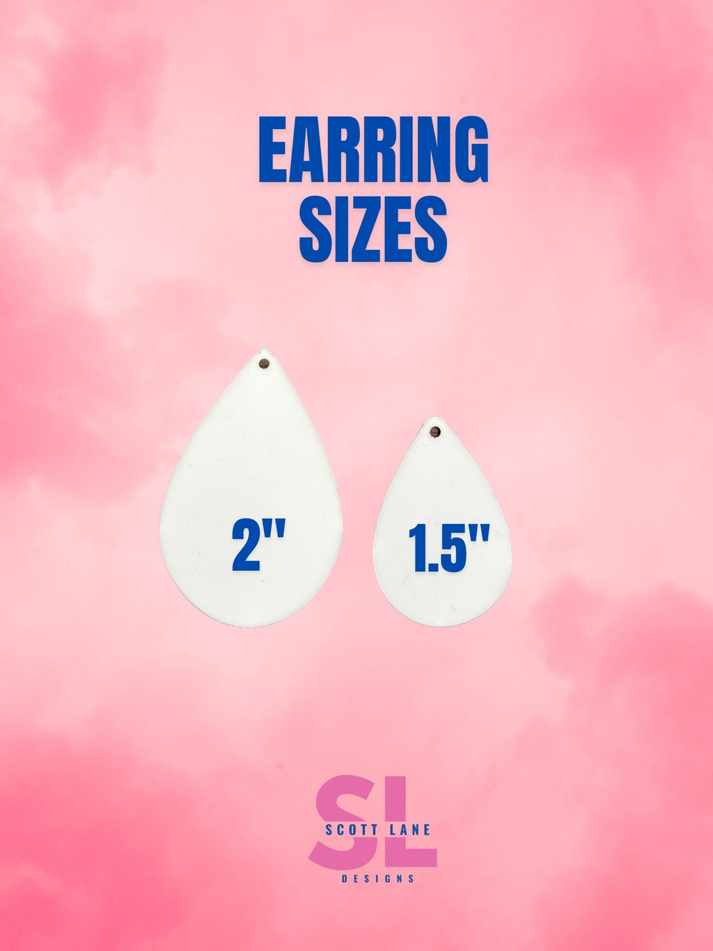 Coffee Ghost Teardrop Dangle Earrings