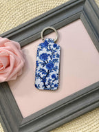 Chinoiserie Lip Balm Keychain Holder