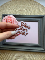 Who's Your Caddie Sticker