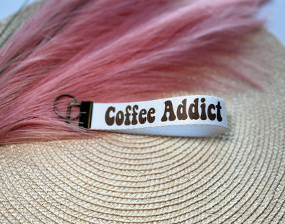 Coffee Addict Keychain