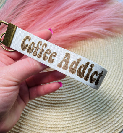 Coffee Addict Keychain