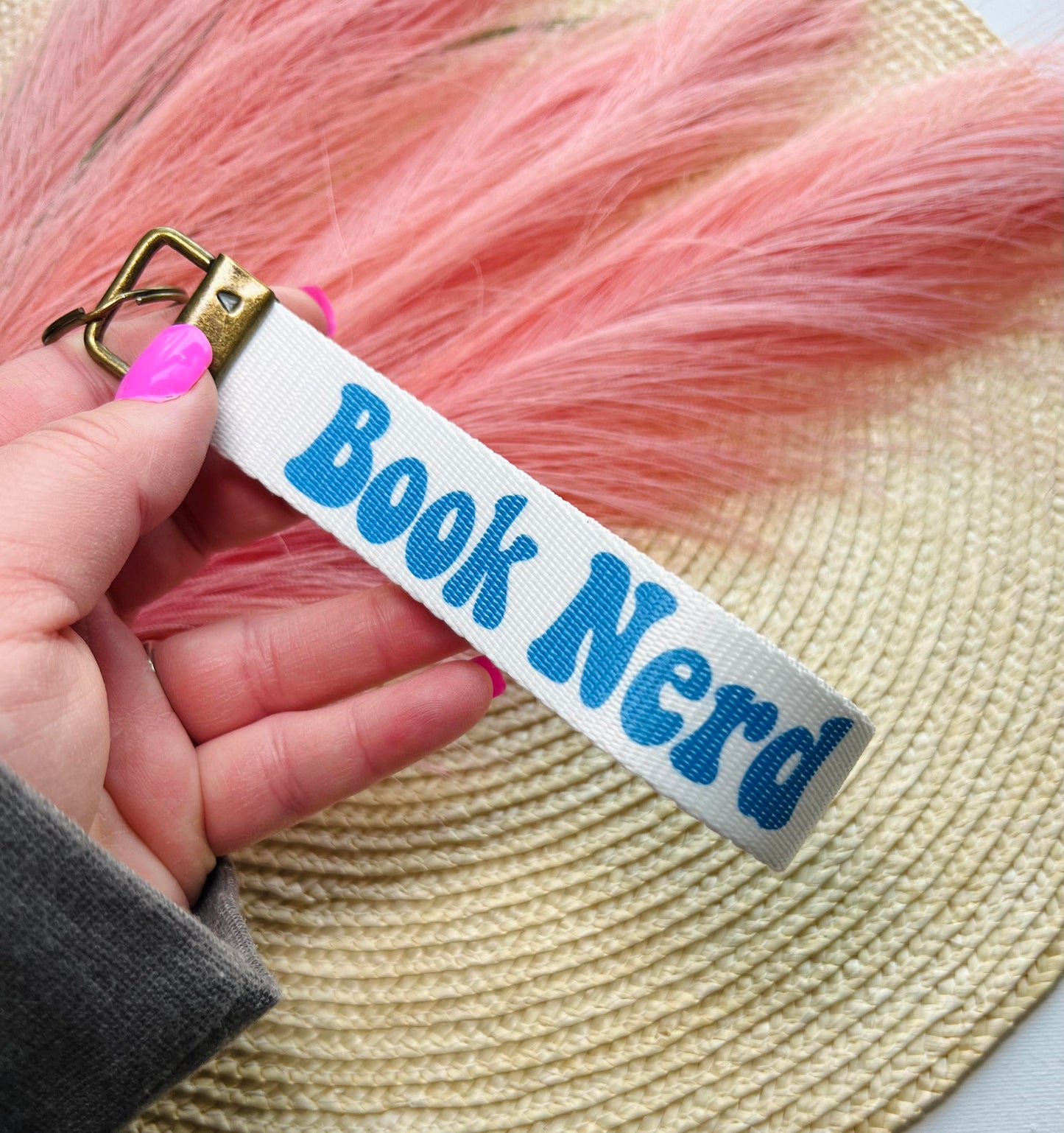 Book Nerd Keychain