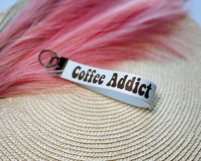 Coffee Addict Keychain