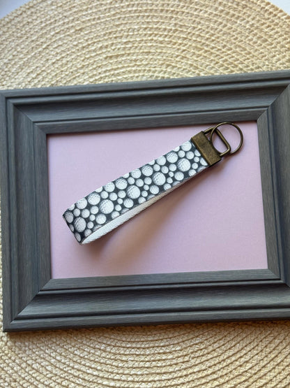 Golf Ball Wristlet Keychain