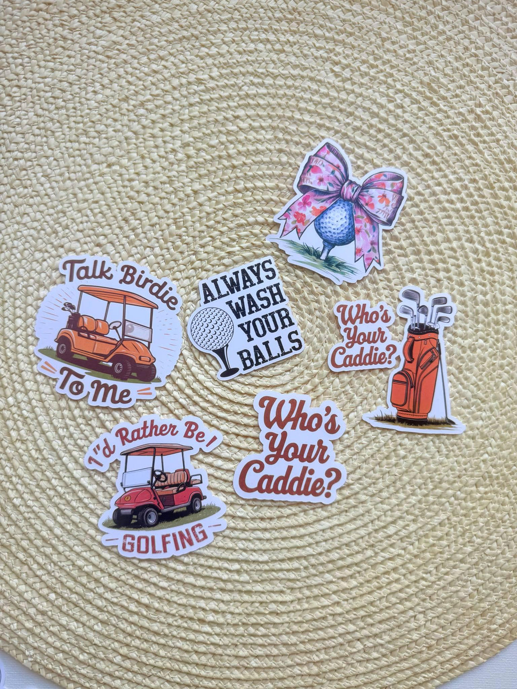 Talk Birdie To Me Golf Cart Sticker