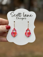 Preppy Heart Lock Earrings