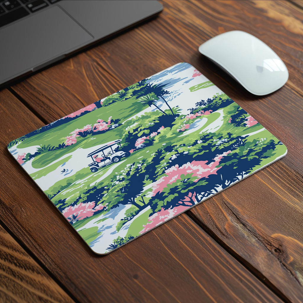 Personalized Golf Course Mouse Pad