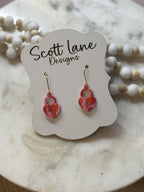 Preppy Heart Lock Earrings