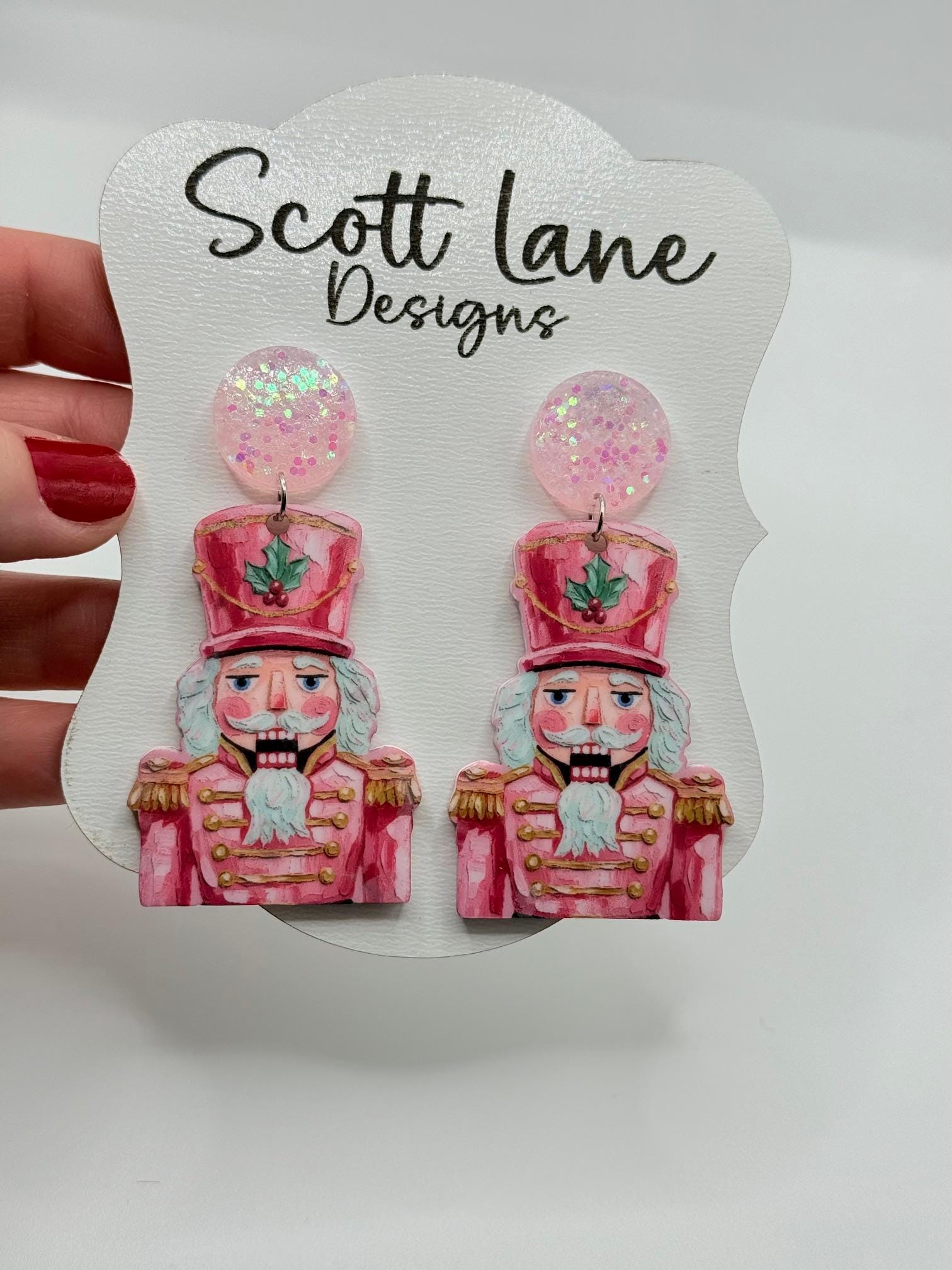 Nutcracker Christmas Earrings