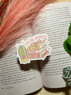 I'm All Booked Sticker