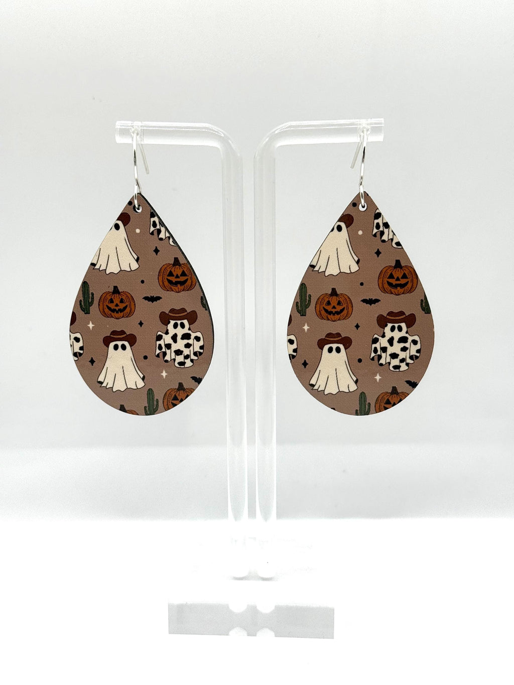 Western Ghost Teardrop Earrings