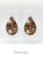 Western Ghost Teardrop Earrings