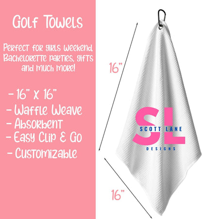 Always Wash Your Balls Golf Towel
