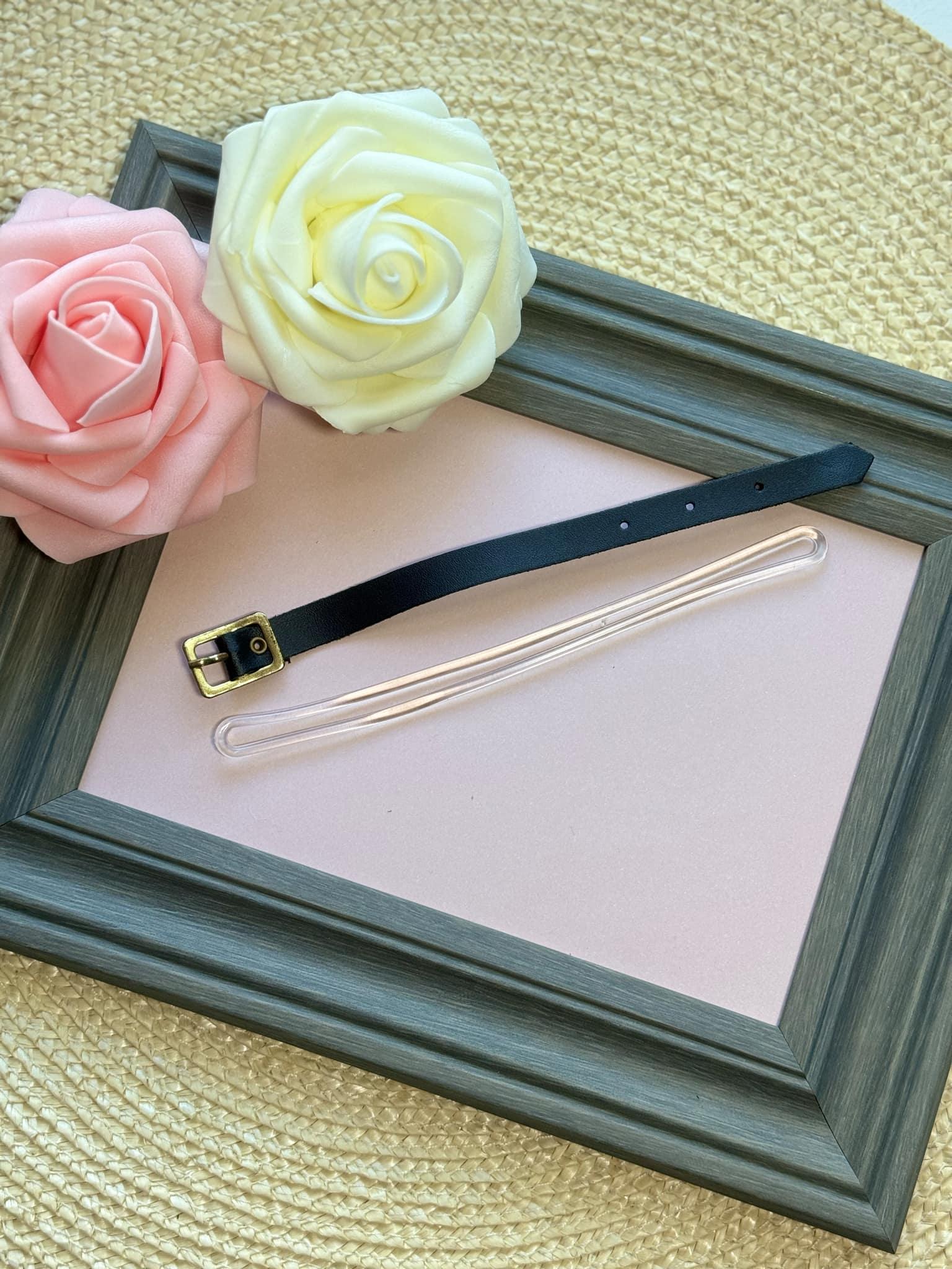 Personalized Argyle Floral Bow Golf Ball Bag Tag