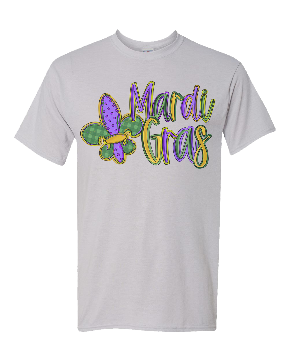 Mardi Gras Fleur Tee