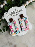 Preppy Floral Lightweight Earrings