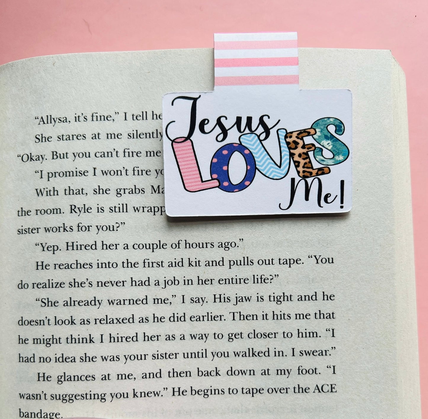 Jesus Love Me Magnetic Bookmark