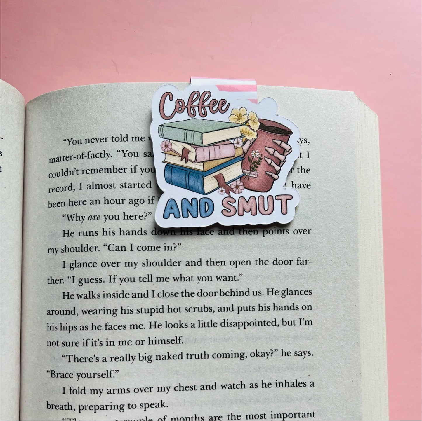 Coffee and Smut Magnetic Bookmark