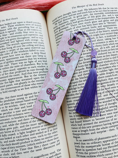 Cherry Disco Ball Bookmark