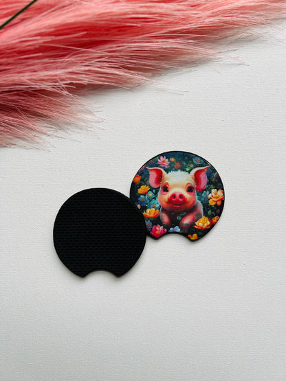 Cutie Pig Car Coaster