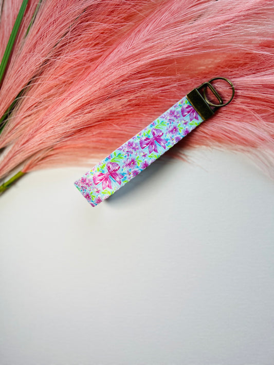 Bows and Flowers Keychain