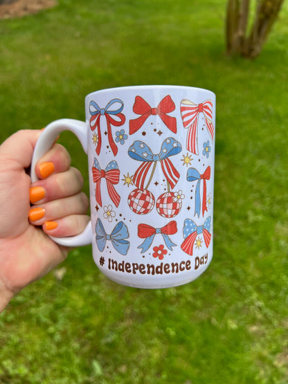 Independence Day Coquette Coffee Mug