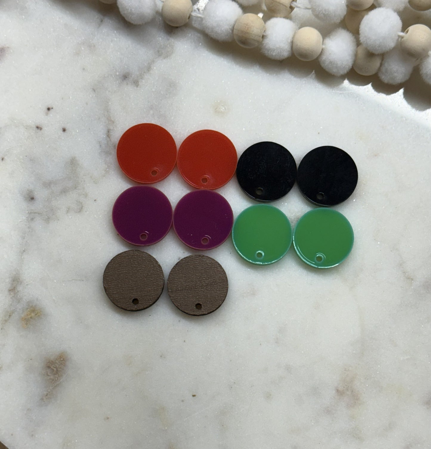 Alabama Mardi Gras Earrings