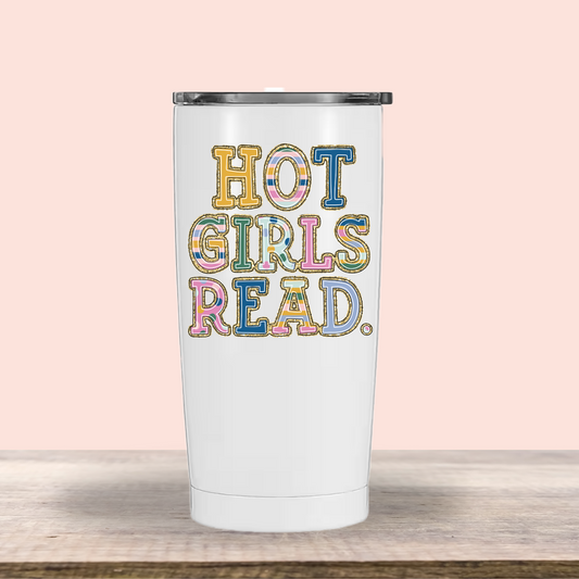 Hot Girls Read Tumbler