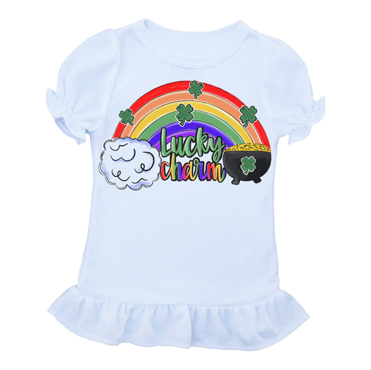 Kids Lucky Charm Ruffle Tee