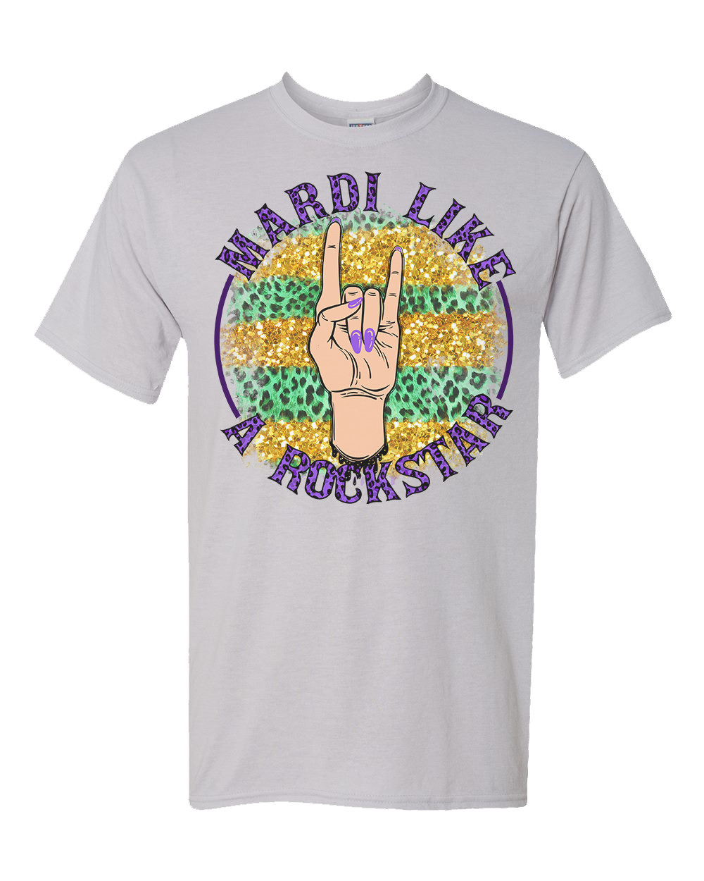 Mardi Like A Rockstar Tee