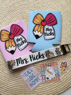 Personalized Teacher Key Fob Wristlet