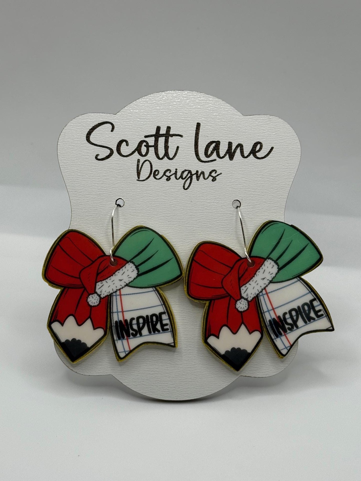 Teacher Christmas Earrings