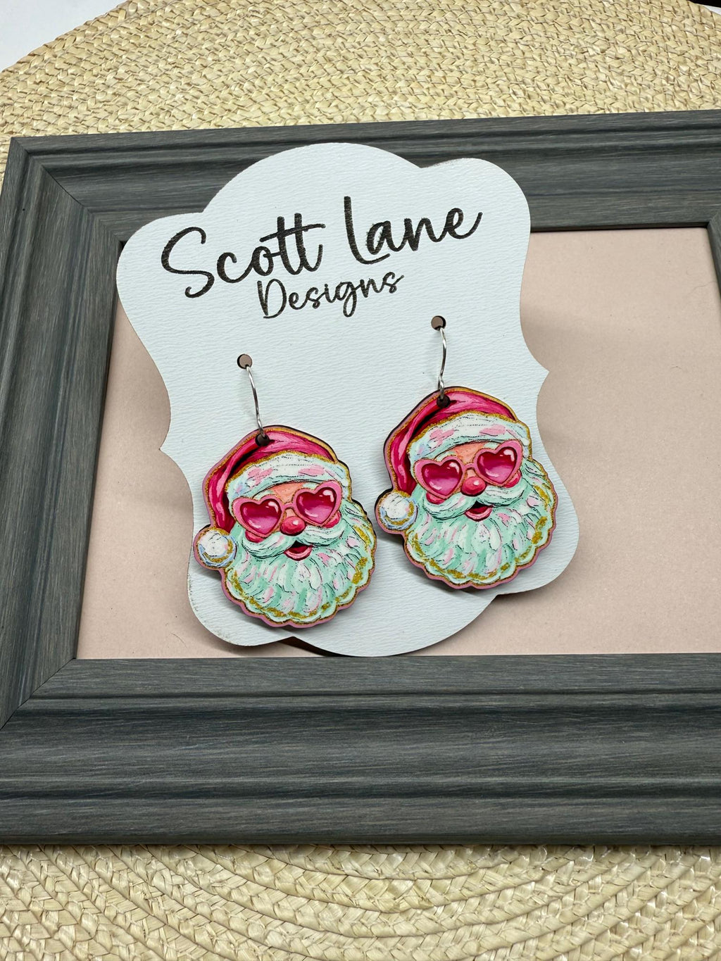 Santa Claus Christmas Earrings