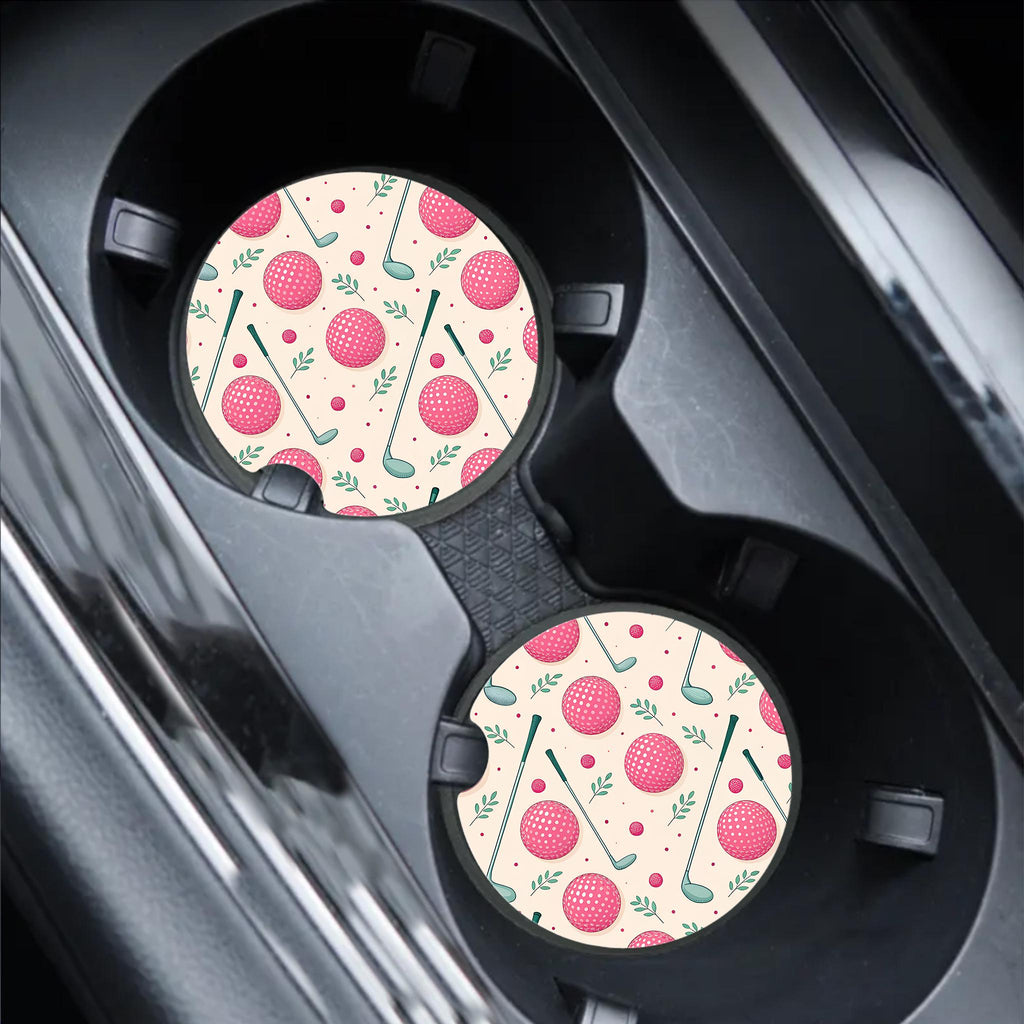 Preppy Golf Car Coasters