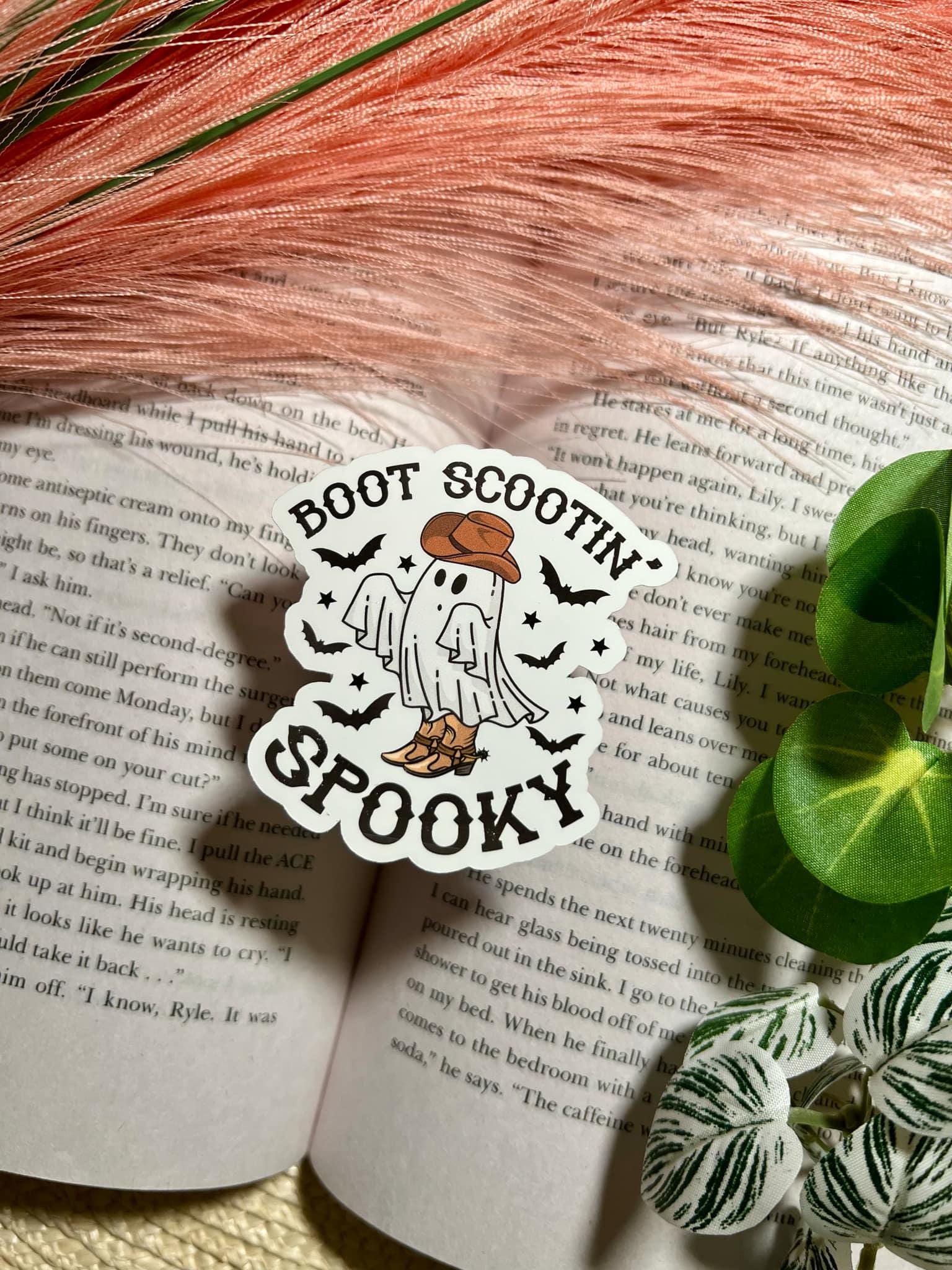 Boot Scootin' Spooky Sticker