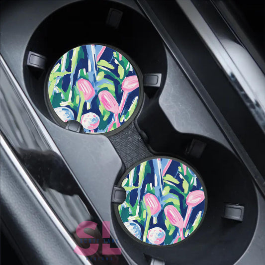 Preppy Golf Car Coasters