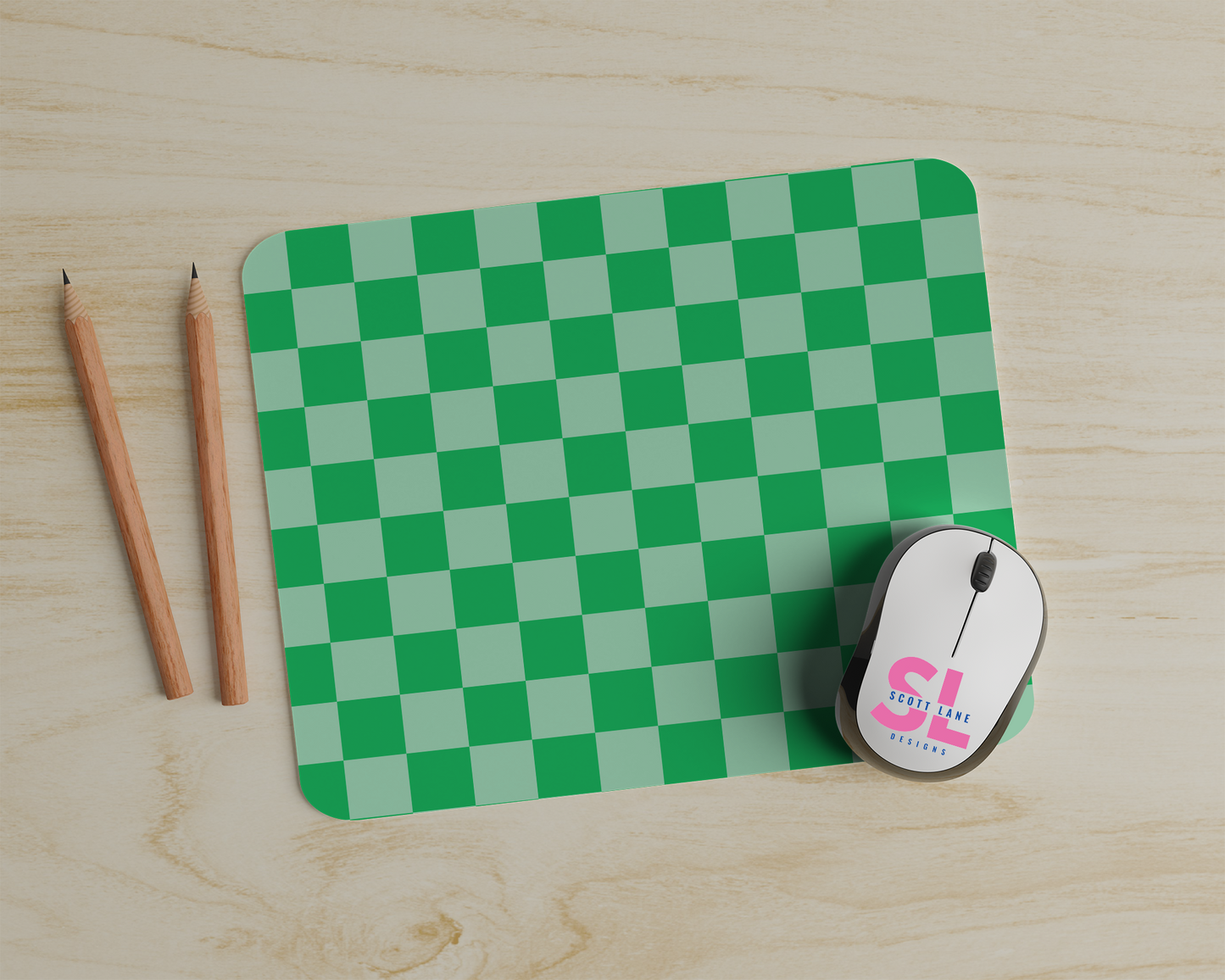 Checkered Mouse Pad