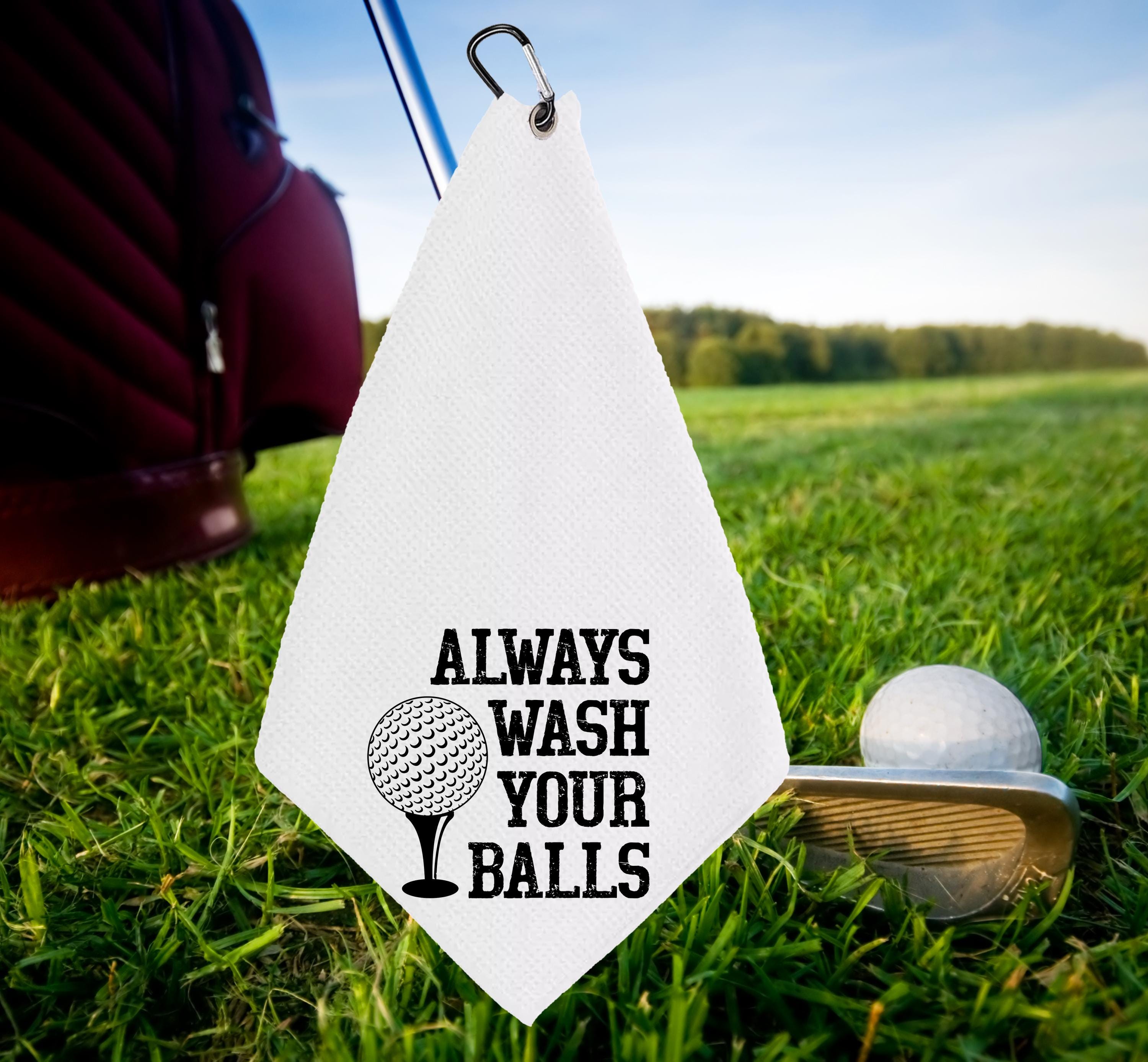 Always Wash Your Balls Golf Towel