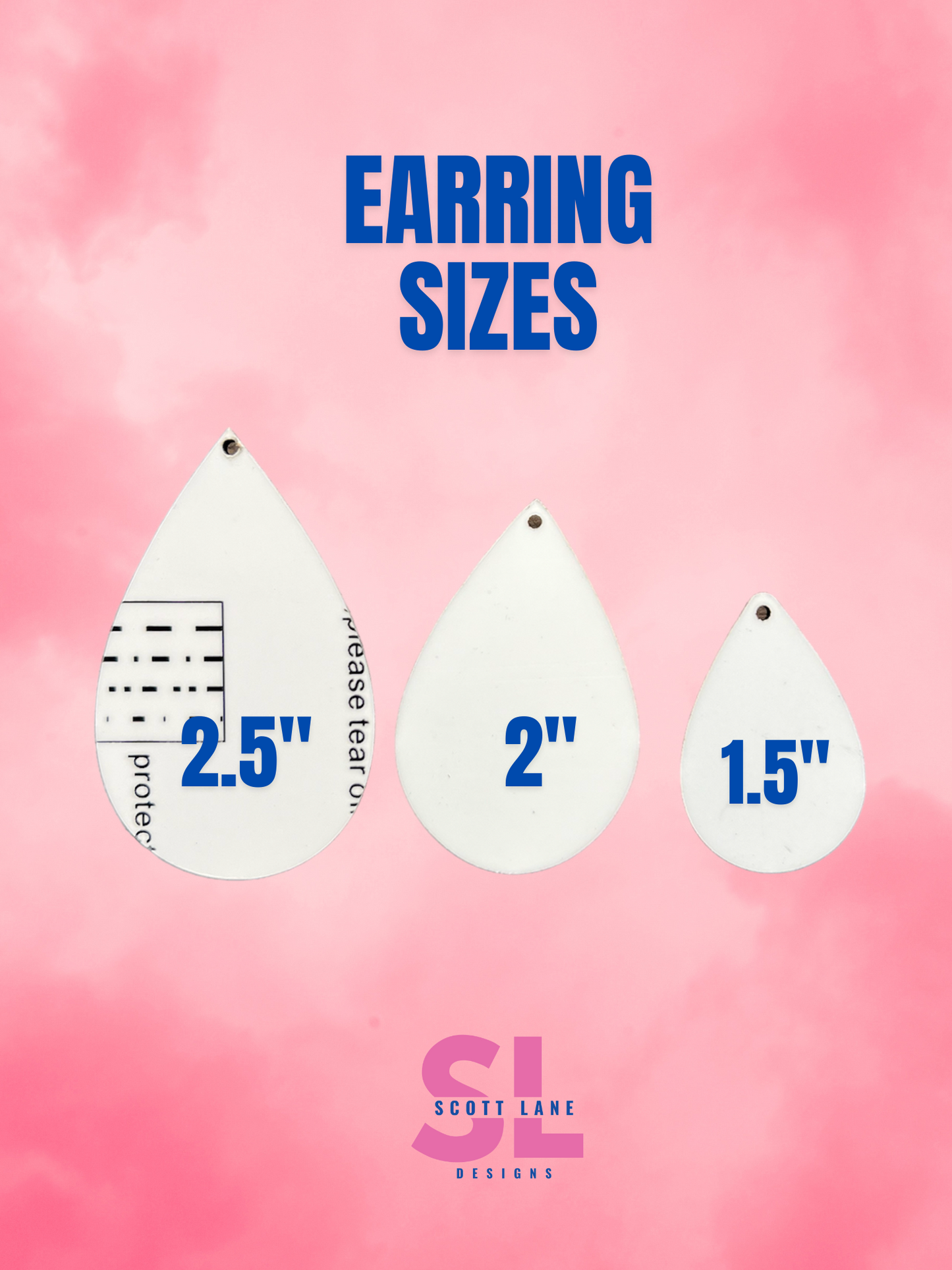 Baseball Teardrop Earrings