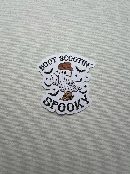 Boot Scootin' Spooky Sticker