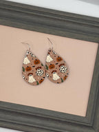 Western Ghost Teardrop Earrings