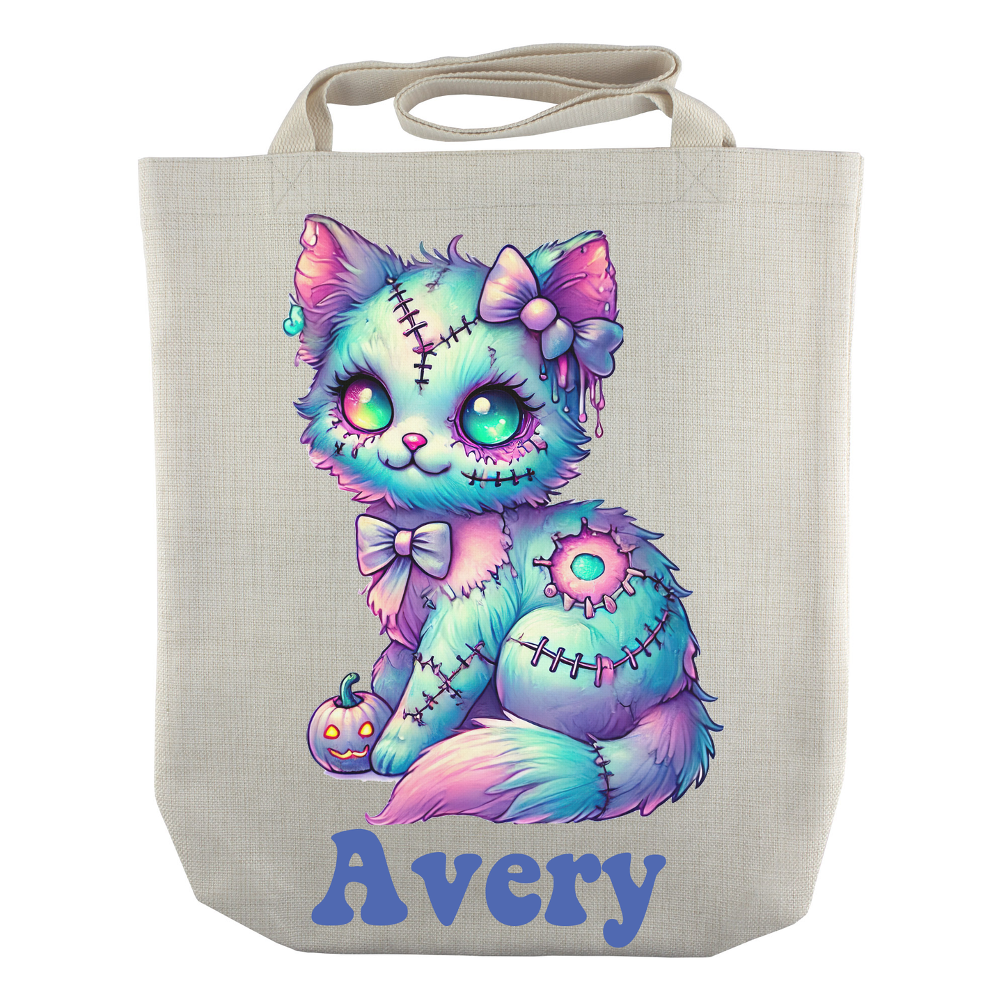 Franken Kitty Trick or Treat Tote Bag