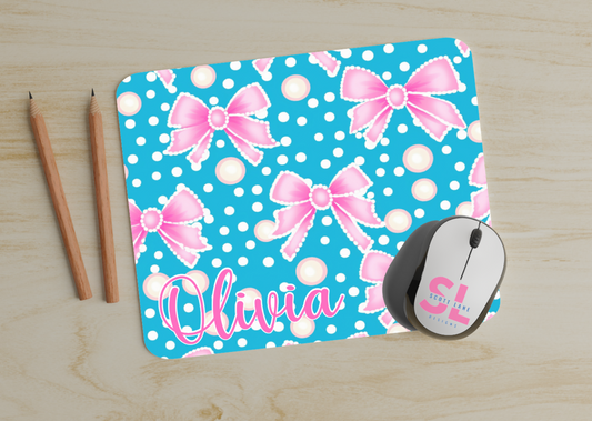 Pearl Bows Mouse Pad