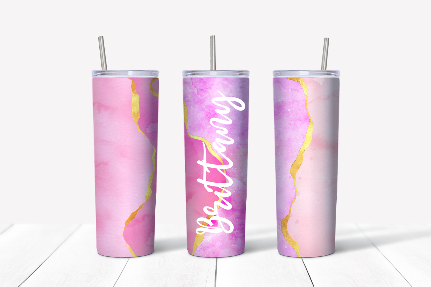 Personalized Marble Tumbler