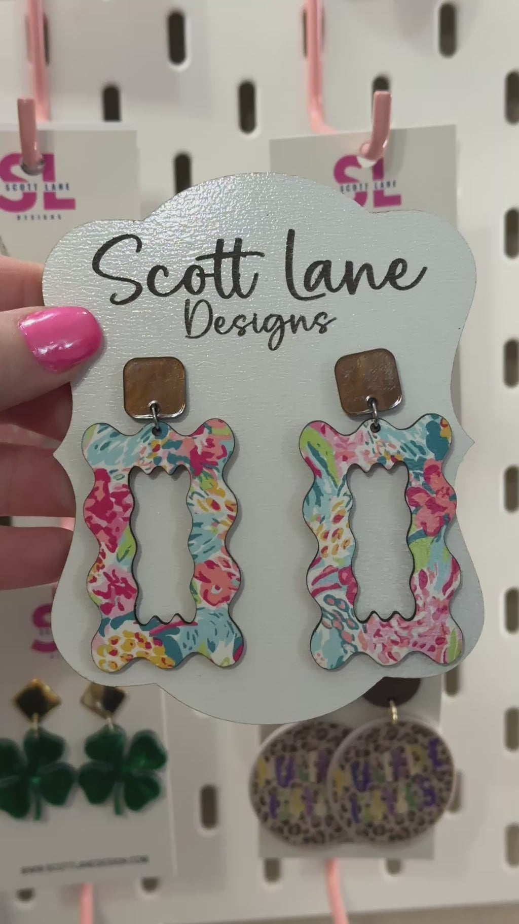 Preppy Floral Lightweight Earrings