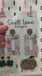 Preppy Floral Lightweight Earrings