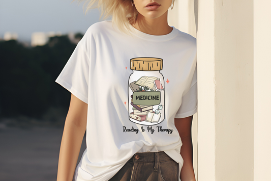 Reading is my Therapy Tee